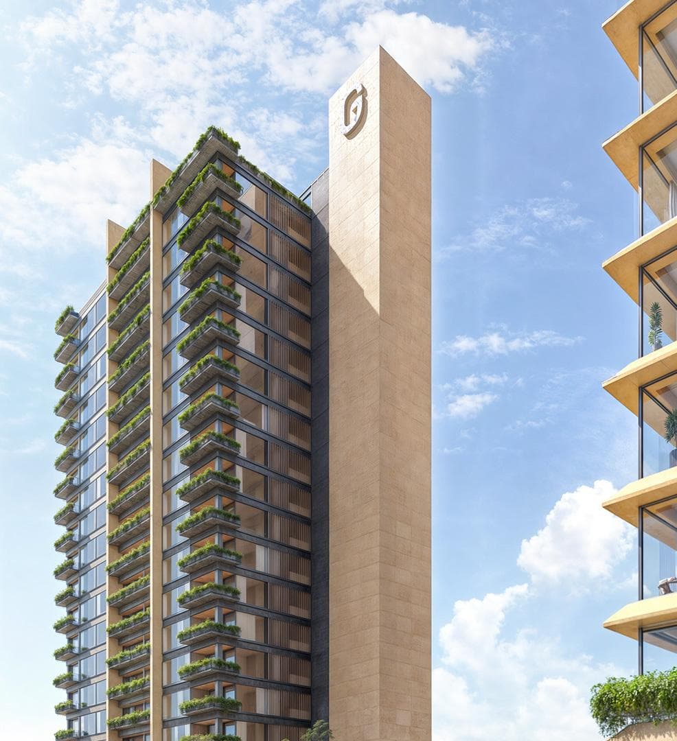 Vista exterior de torre residencial Be Grand Park Country.