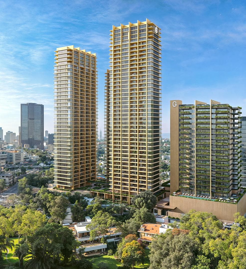 Vista exterior de torre residencial Be Grand Country.
