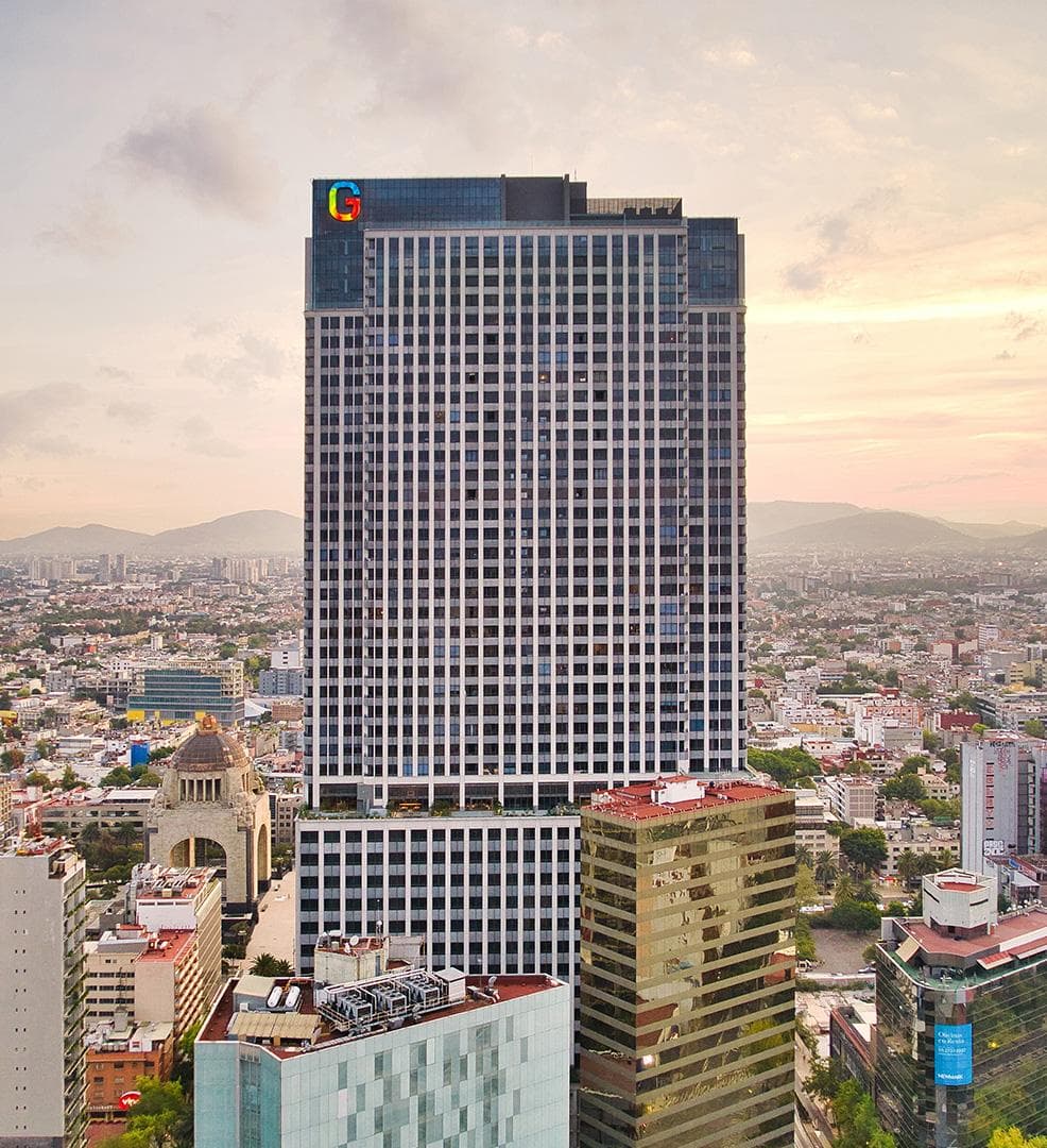 Edificio de gran lujo Be Grand Reforma CDMX.