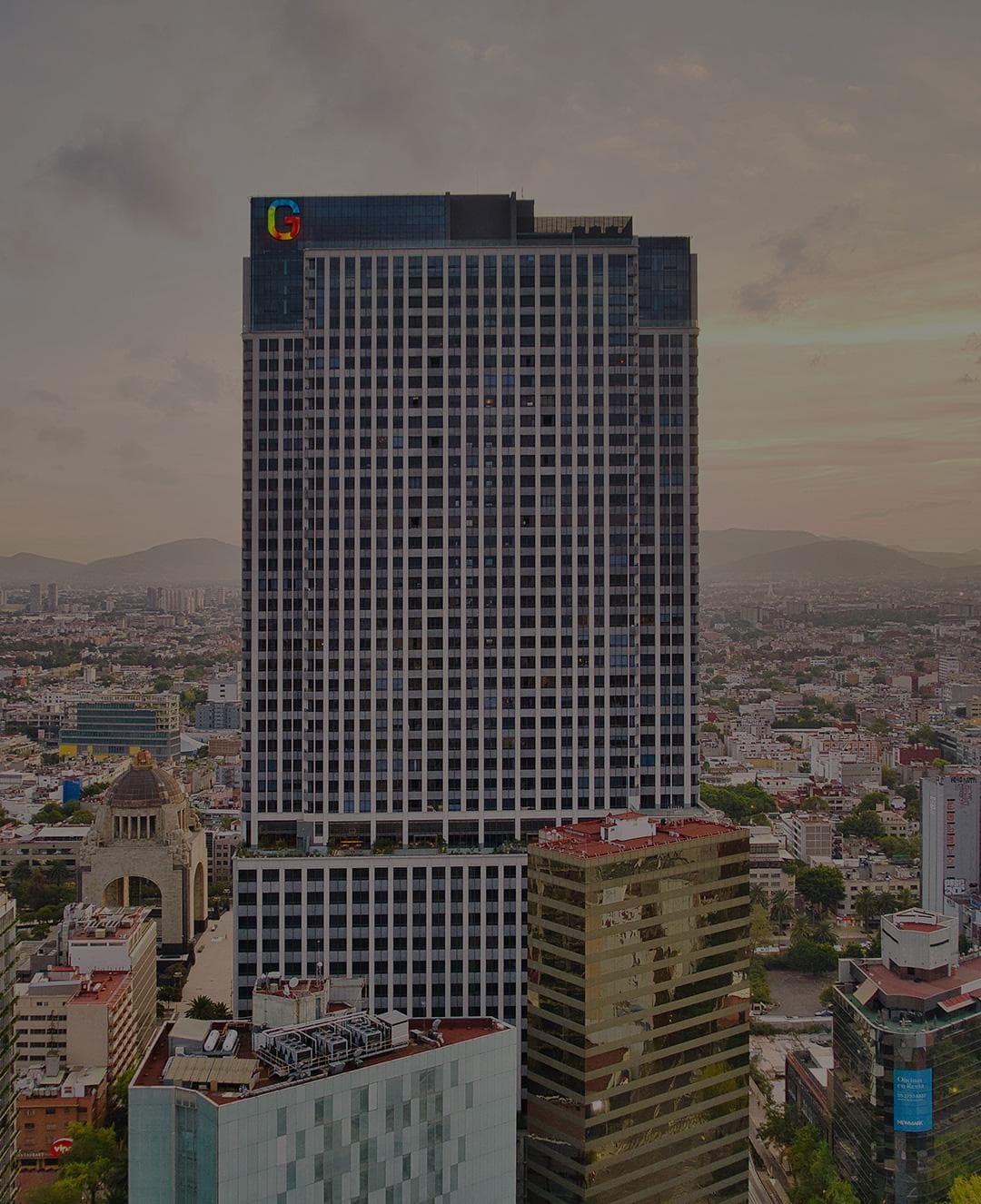 Edificio de gran lujo Be Grand Reforma CDMX.